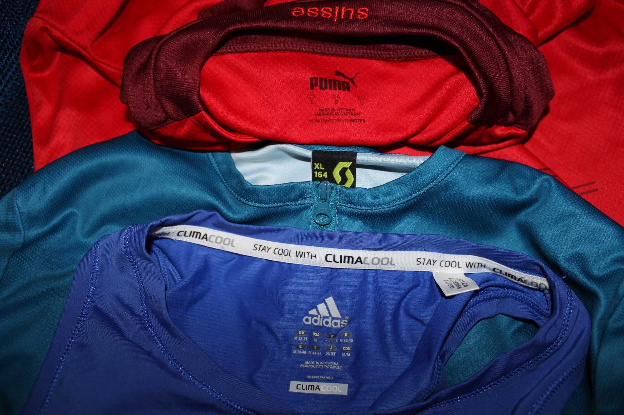 Футболка, майка Puma L, adidas M