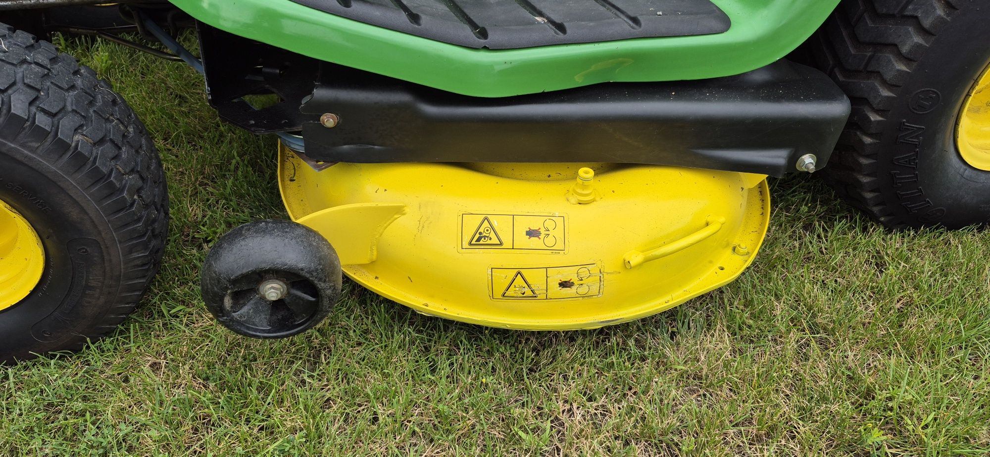 Traktorek kosiarka john deere ltr166 kawasaki 18KM twin zobacz stan