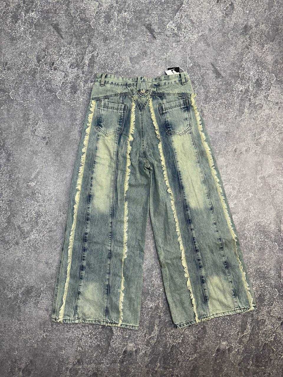 Distressed baggy custom jeans голубі штани джинси  M L S