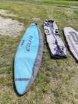 Sprzedam duży quiver , pokrowiec Windsurfing