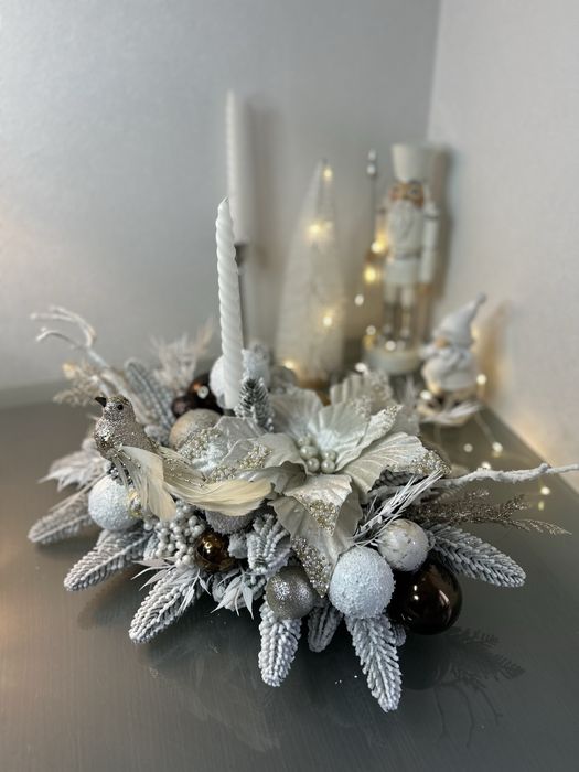 Підсвічник новорічний декор