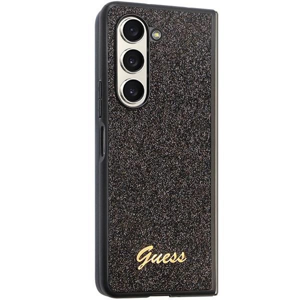 Etui Guess Glitter Script Na Samsung Galaxy Z Fold 5 - Czarne