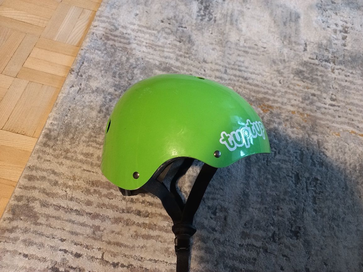 kask na rower hulajnoge zielony 48-52 cm