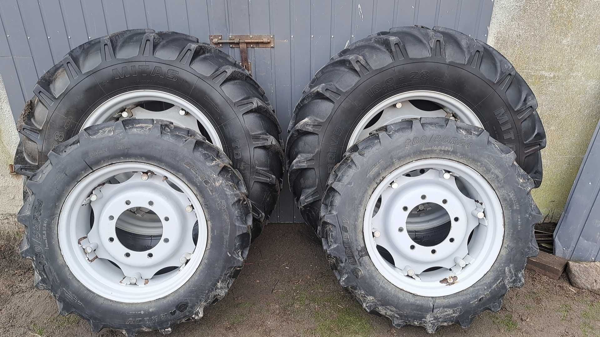 Koła 280/85R24 Barkley i 16.9 28 Mitas Zetor Proxima RADIAL