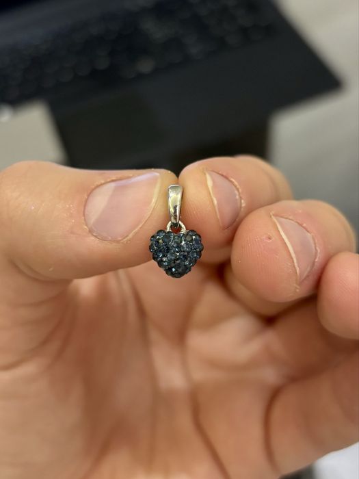 Serduszko zawieszka z cyrkoniami