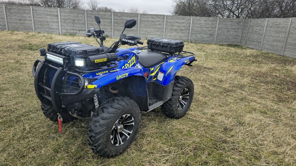 Yamaha grizzly 700 4x4 Stan bardzo dobry, dodatki Doinwestowana warto