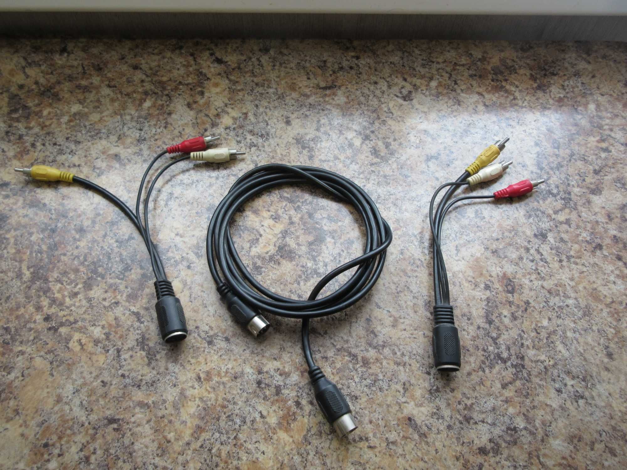Аудио шнуры,кабели, переходники.