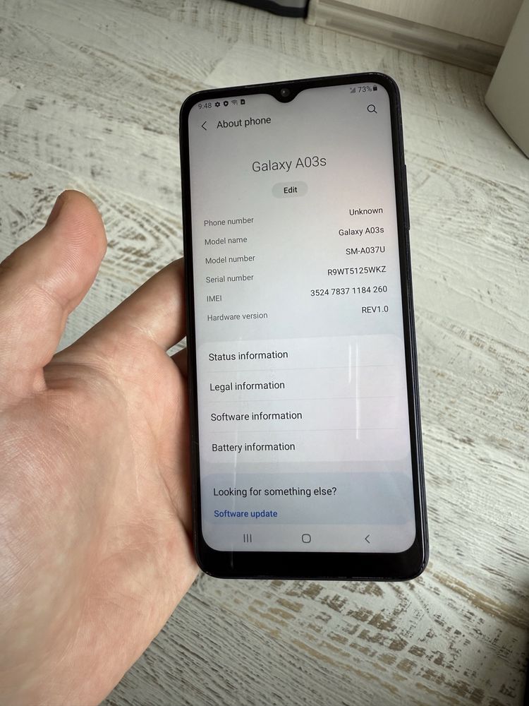 Смартфон Samsung Galaxy A03s 3/32Gb