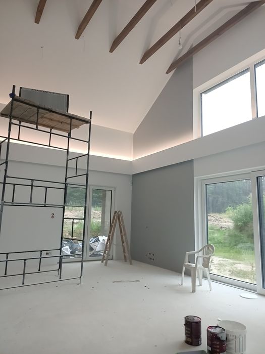 Gładzie, Szpachlowanie, Malowanie, Wykończenia wnętrz, Remont