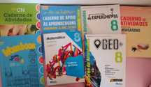 Cadernos de Fichas 8° ano Excelente estado