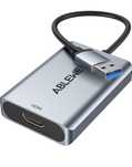 ABLEWE USB do HDMI Adapter, ulepszony aluminiowy kabel konwertujący US