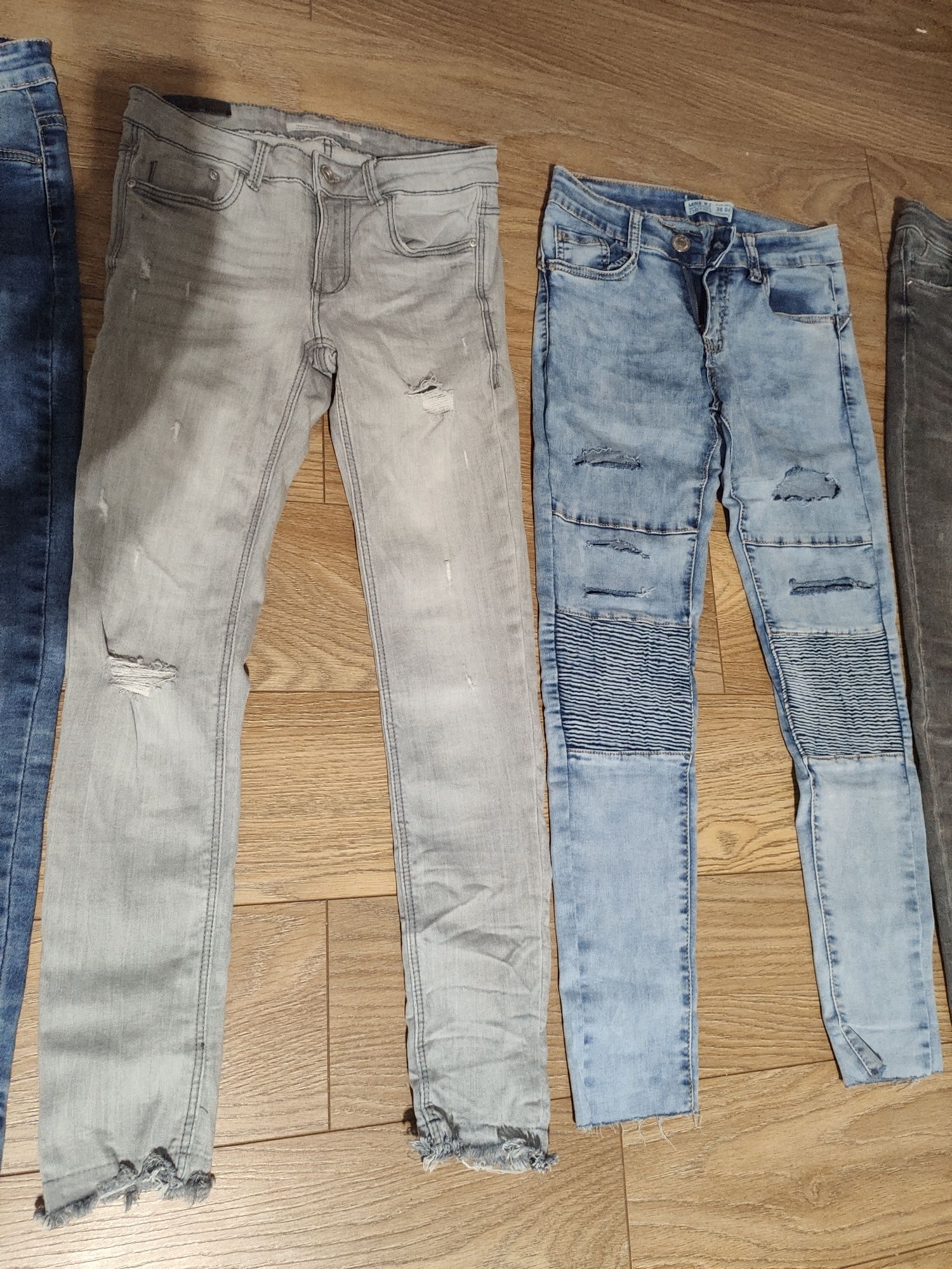5 par jeansy  Zara Bershka rozmiar S