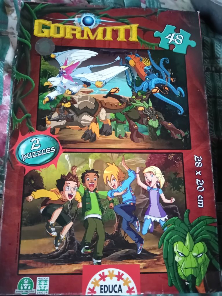 2 puzzle gormiti (ORIGINAL)