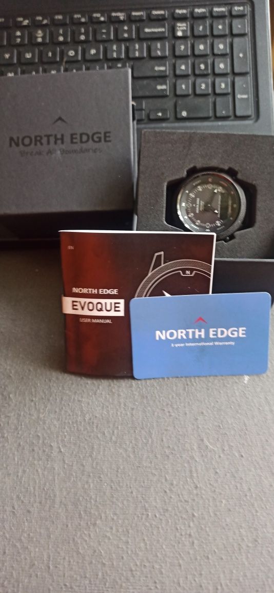 NORTH EDGE sportowy zegarek solarny