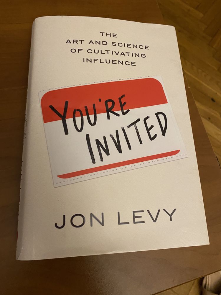 Książka w j. Angielskim Jon Levy You’re invited