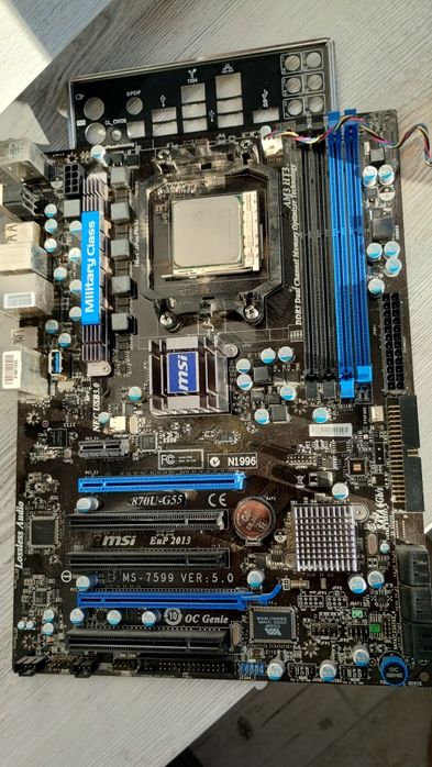 Материнська плата MSI 870U-G55 + Процесор AMD PHENOM II X2 555