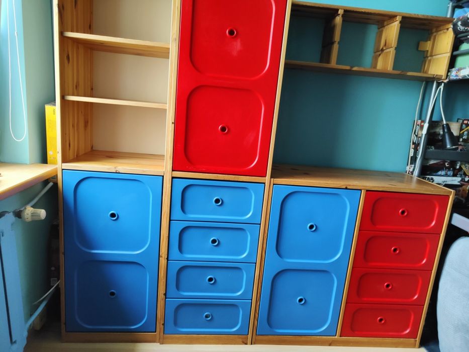 Zestaw regały, szafka ikea