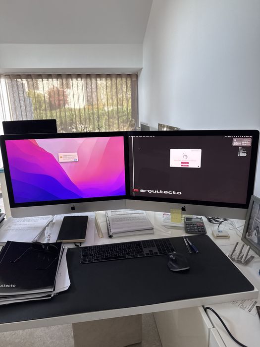 Plotter HP DesignJet T930 PS e 3 Apple iMacs de 27” (2x2015 + 2x2020)