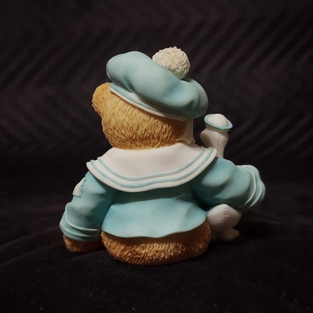 Piękna, ręcznie malowana figurka Miś / Cherished Teddies 1998 / Cole