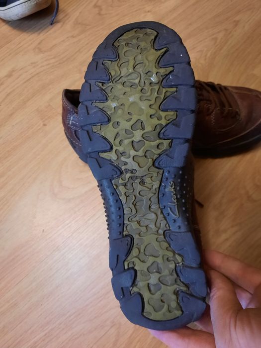 Мужские кожаные туфли Clarks 41 p.