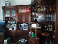 Móvel bar, estantes e vitrines - madeira maciça