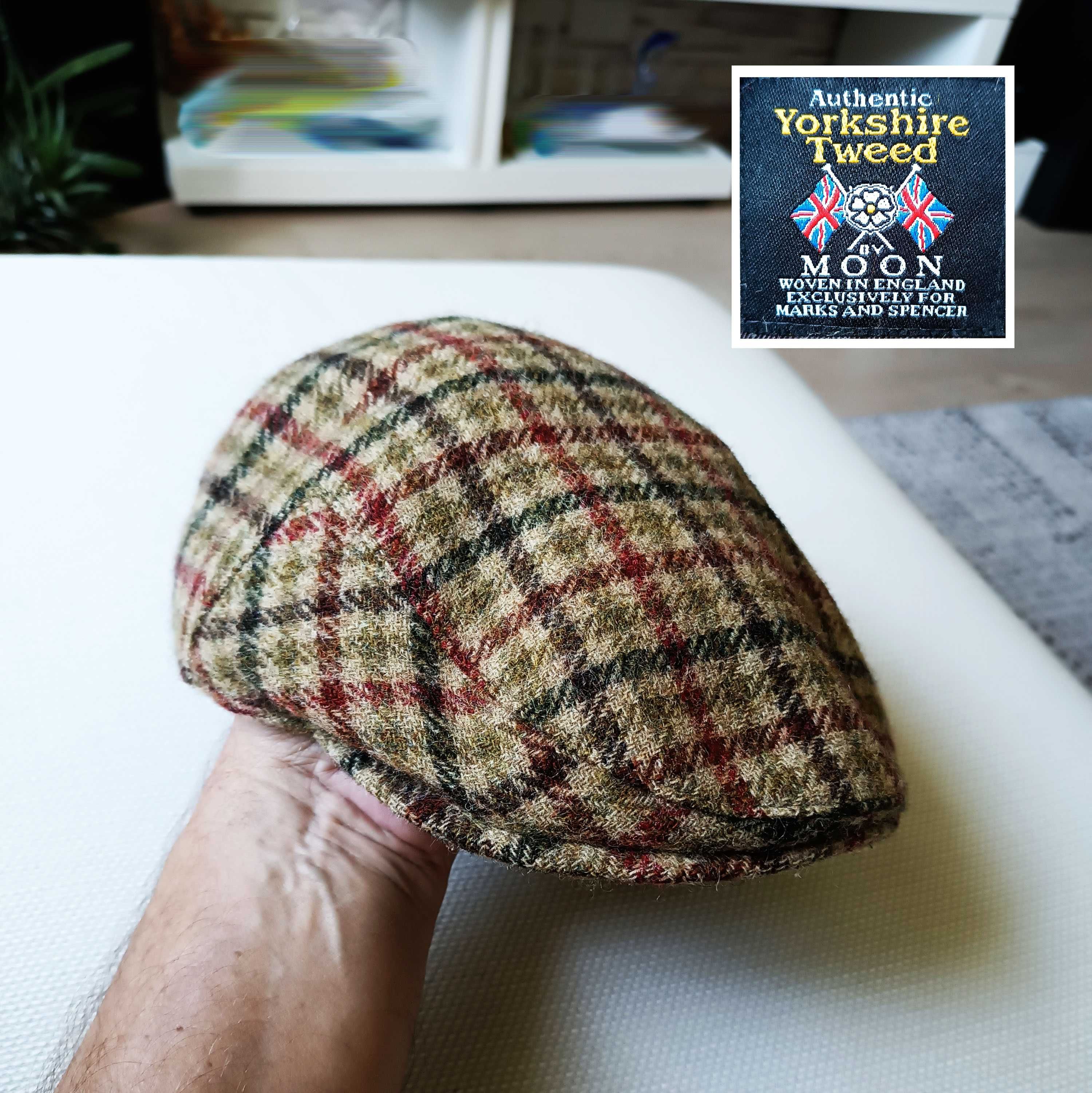 Кепка MOON Yorkshire Tweed Англия. Жиганка хулиганка восьмиклинка