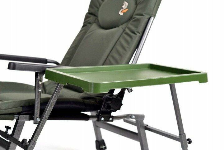 Крісло розкладне коропове Elektrostatyk F5R STP + столик + тримач