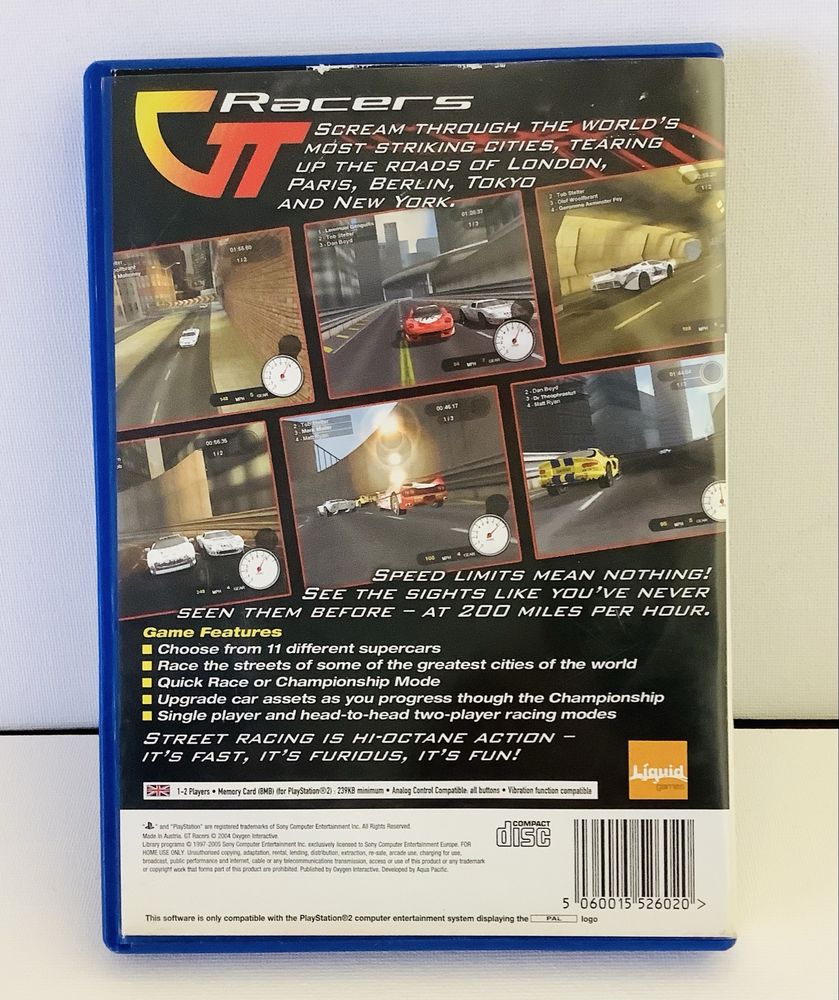 Jogo Play Station 2 Racers GTT