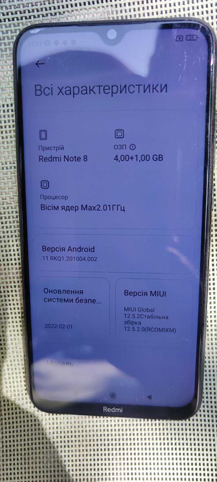 Мобільний телефон Xiaomi Redmi Note 8 4+1/64 Gb