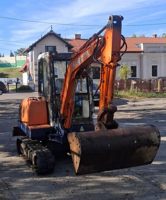 Minikoparka kubota 3,5tony transport