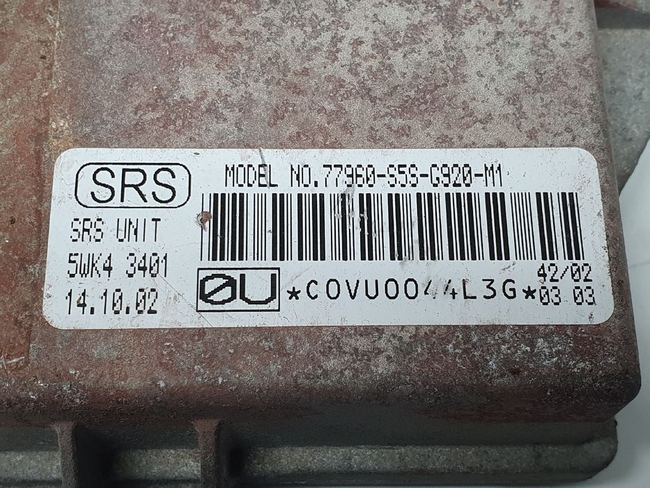 Centralina airbag HONDA Civic VII Hatchback (EU_, EP_, EV_)