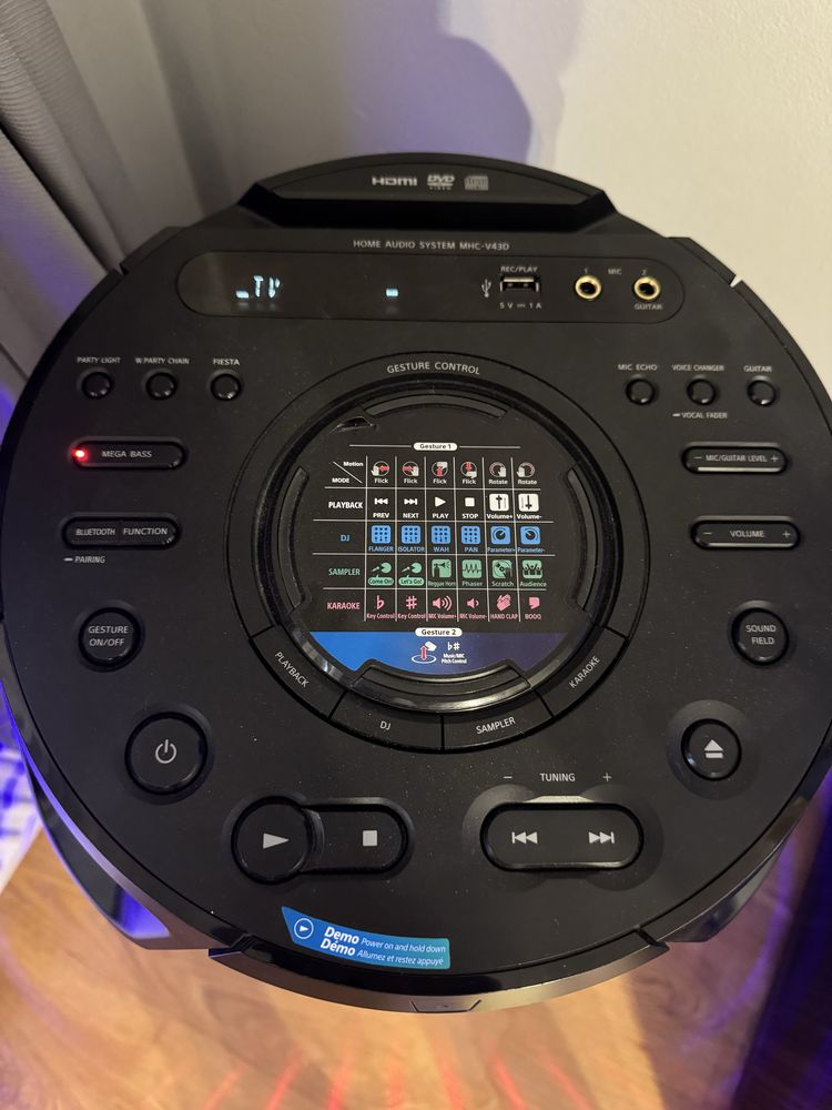 Glosnik Sony MHC V-43d jak nowy na gwarancji euro agd