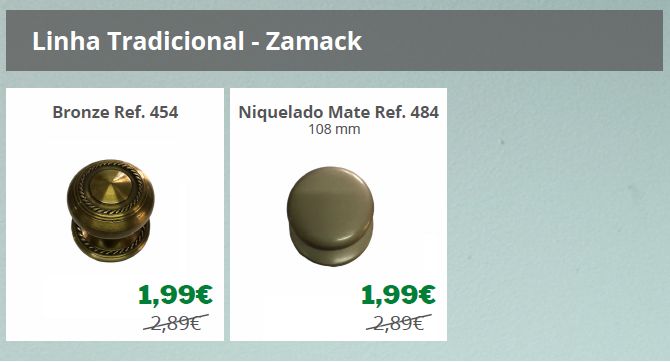 Puxadores Móveis Low Cost (novos - somos distribuidores)