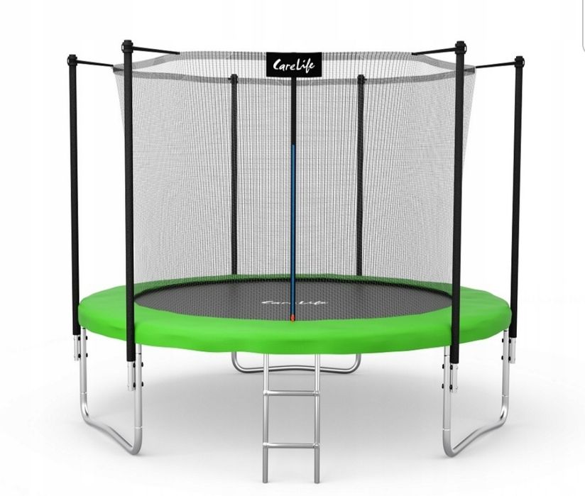 Trampolina ogrodowa 31e cm siatka drabinka Carelife