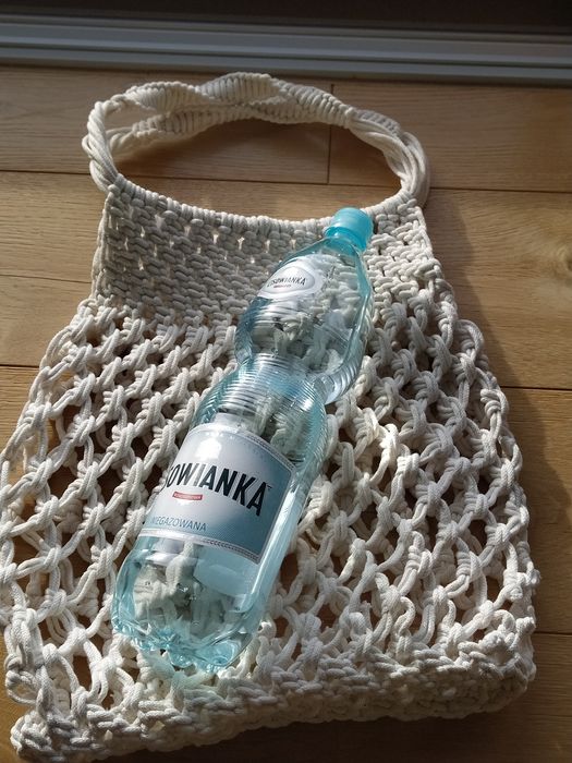 Torebka ze sznurka handmade