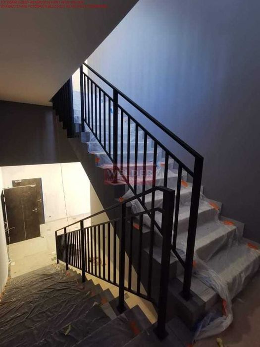 Balustrada Balkon Francuski Stal nierdzewna malowana Antracyt