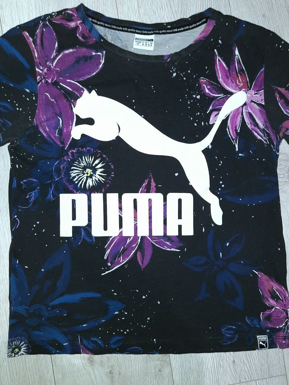 Футболка Puma с цветочным принтом
