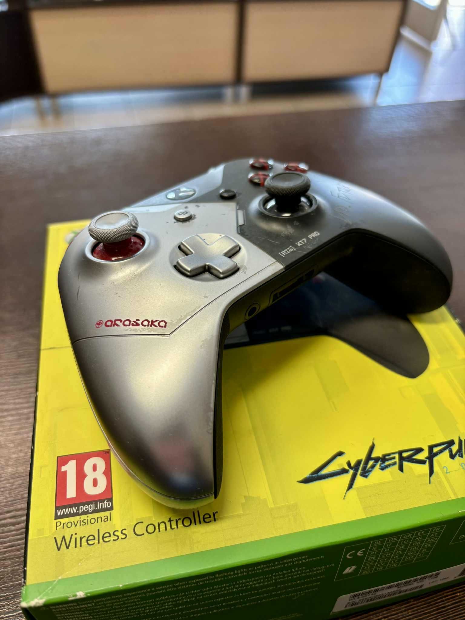 Pad Microsoft Xbox One S X Controller Cyberpunk 2077 WL3-00142