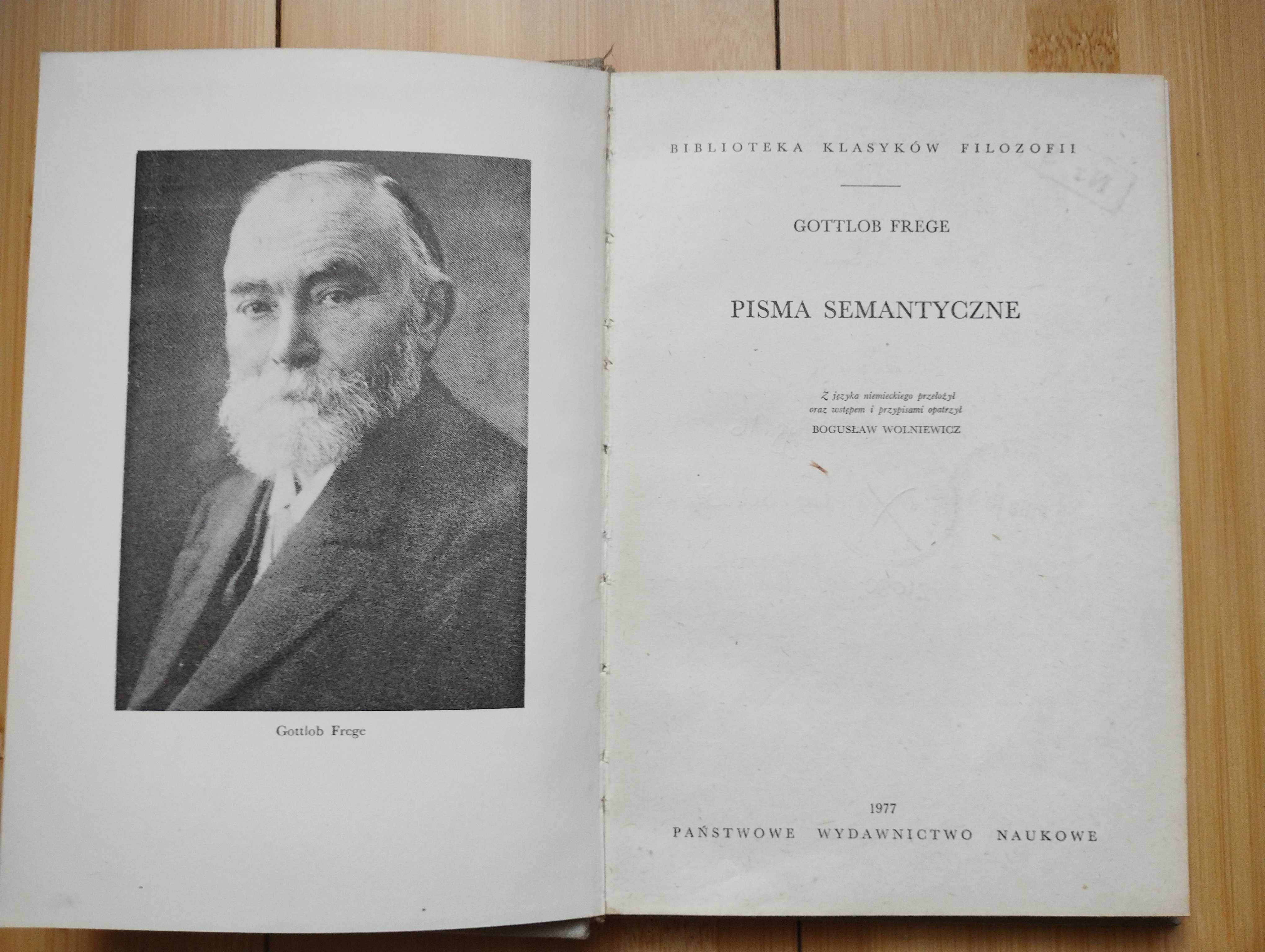 Gottlob Frege - Pisma semantyczne