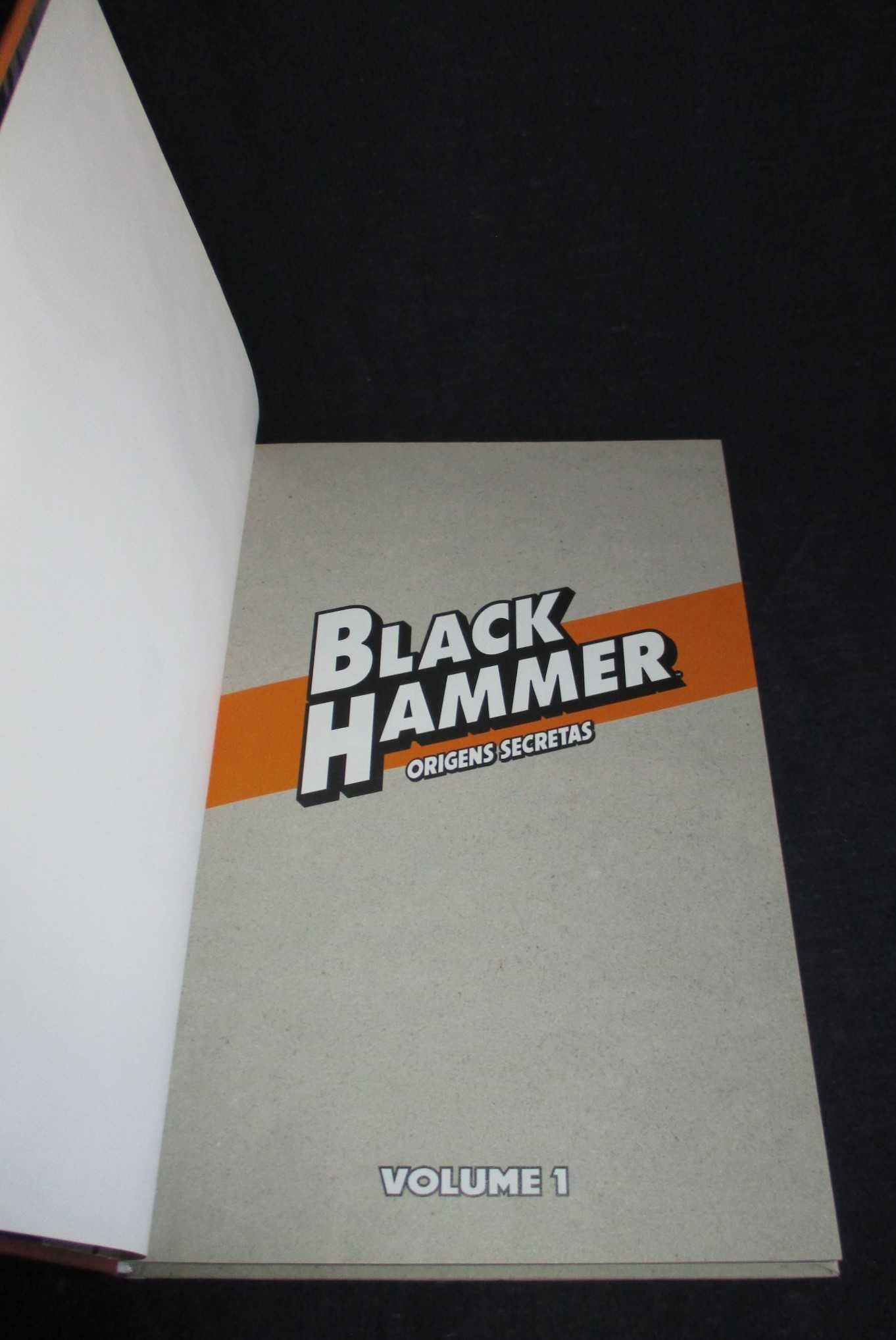 Livros BD Black Hammer Origens Secretas e O Evento Levoir