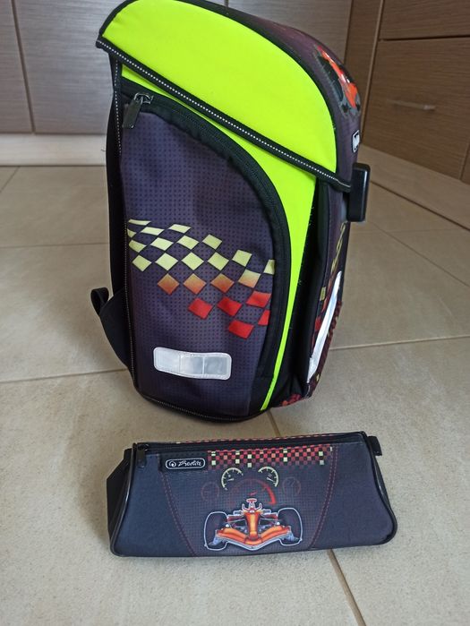 Супер рюкзак Herlitz Midi Formuła 1 для мальчика в отличном состоянии