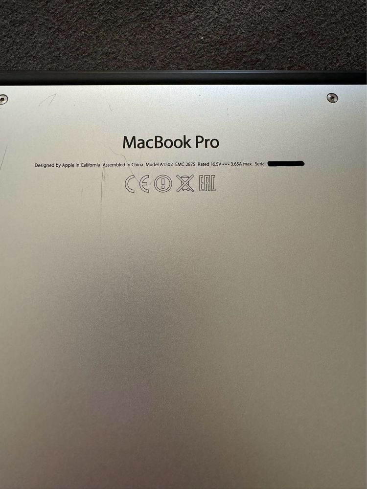 Macbook pro retina 13” mid 2014