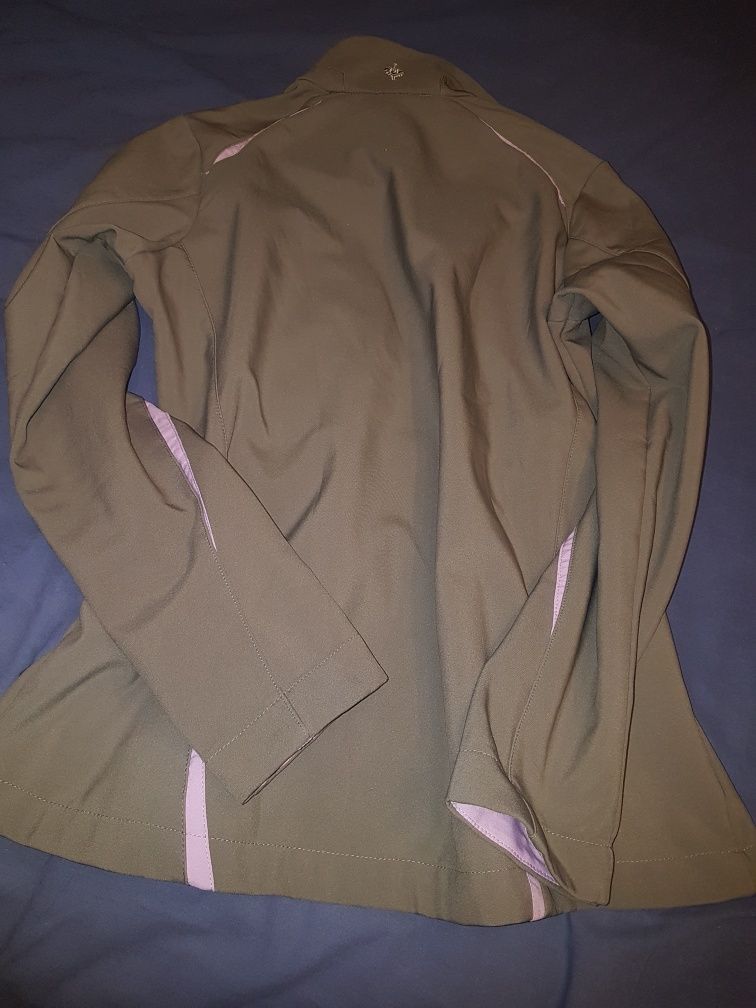 Engelbert Strauss Kurtka bluza softshell szara lila L 40