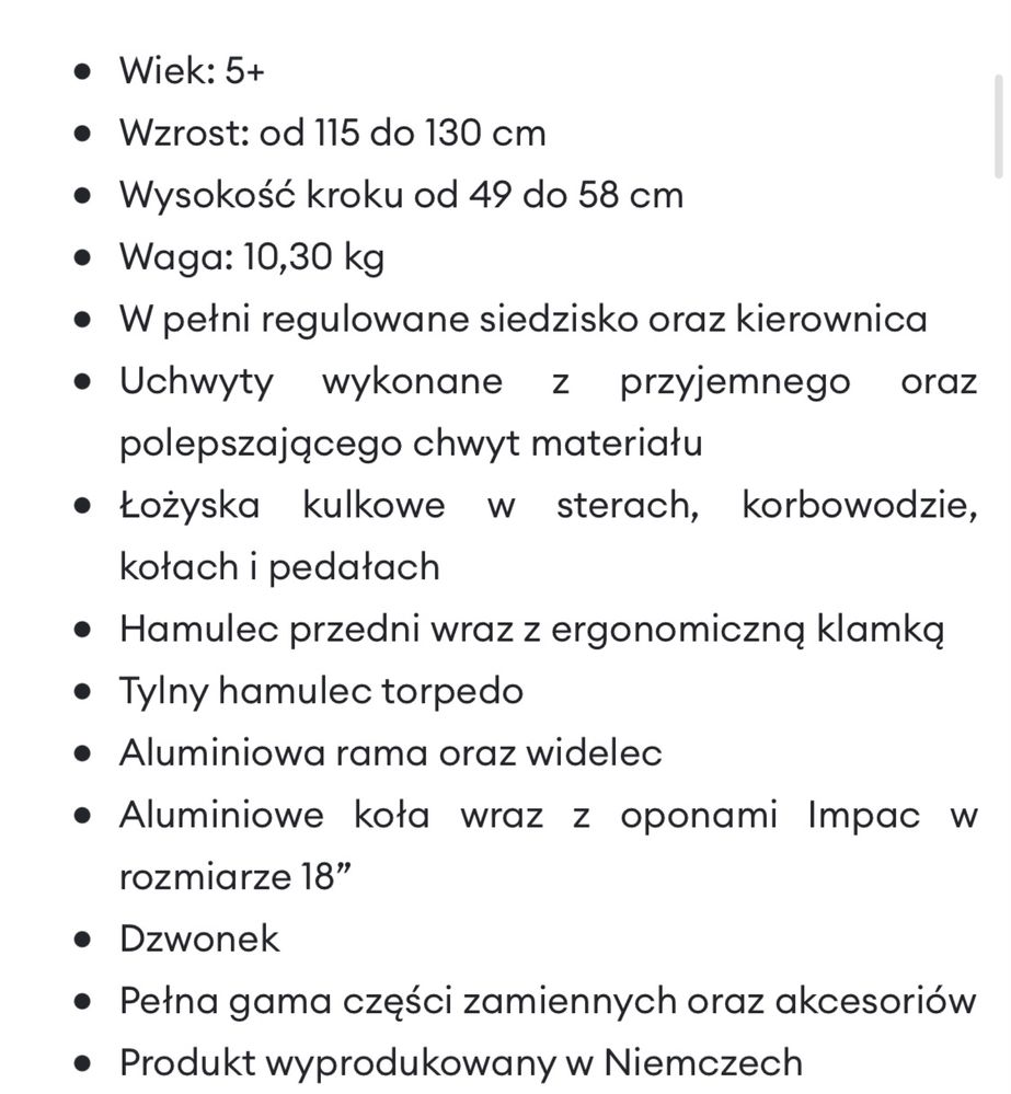 Rower dziecięcy Puky Steel Classic 28