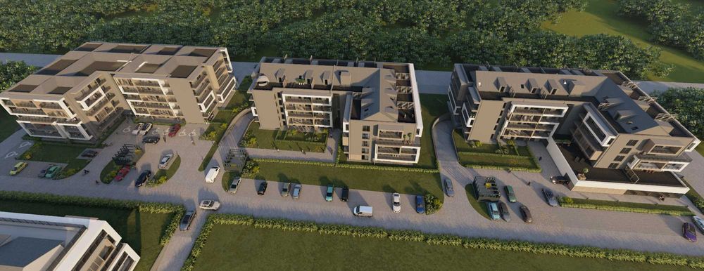 Mieszkanie 56,86 m2 oś. Błękitne blok C M19 stan deweloperski
