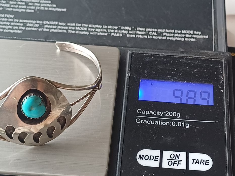 Bransoleta navajo srebro