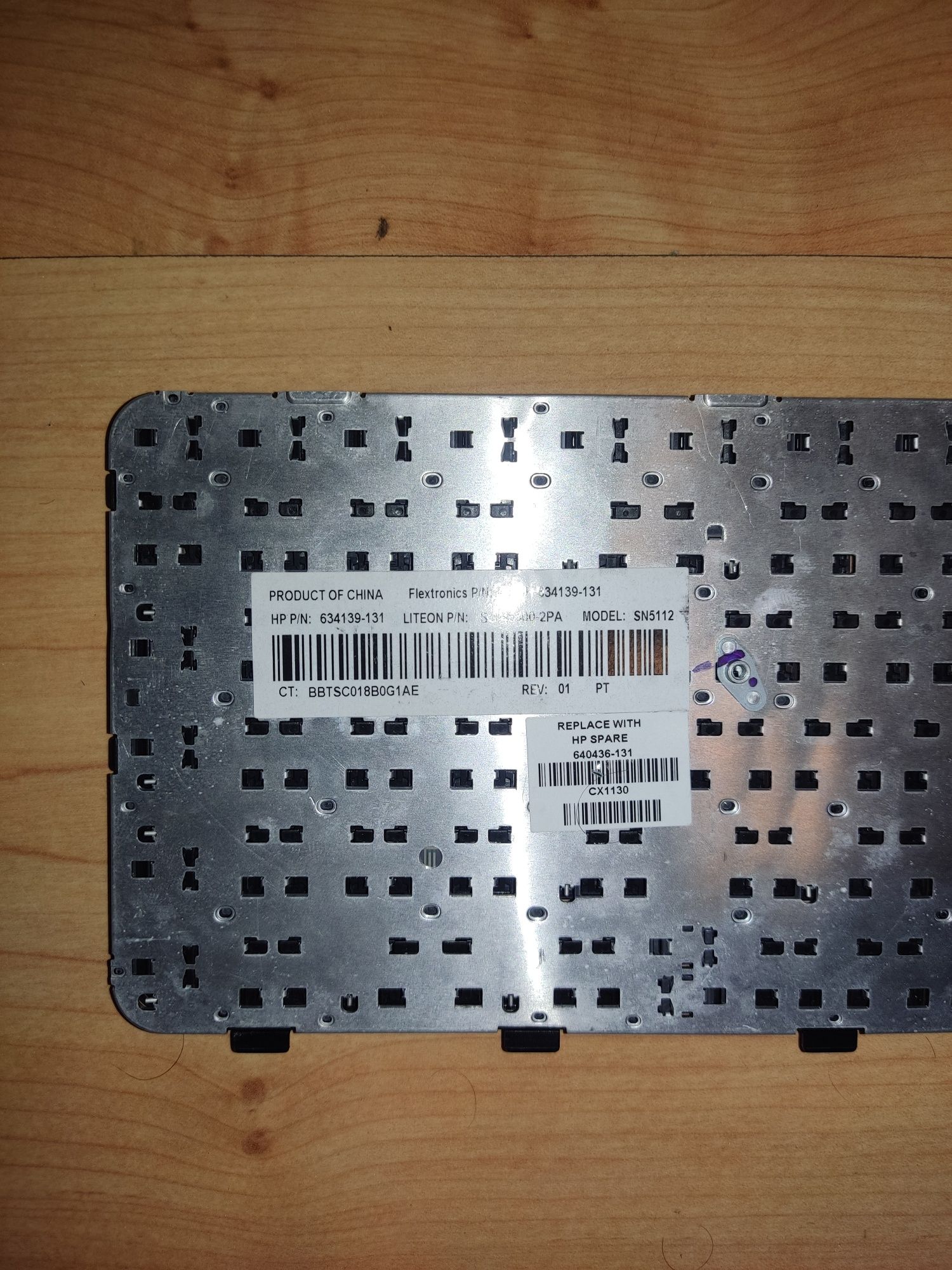 Teclado HP dv6-6xxx AVARIADO para aproveitamento de teclas