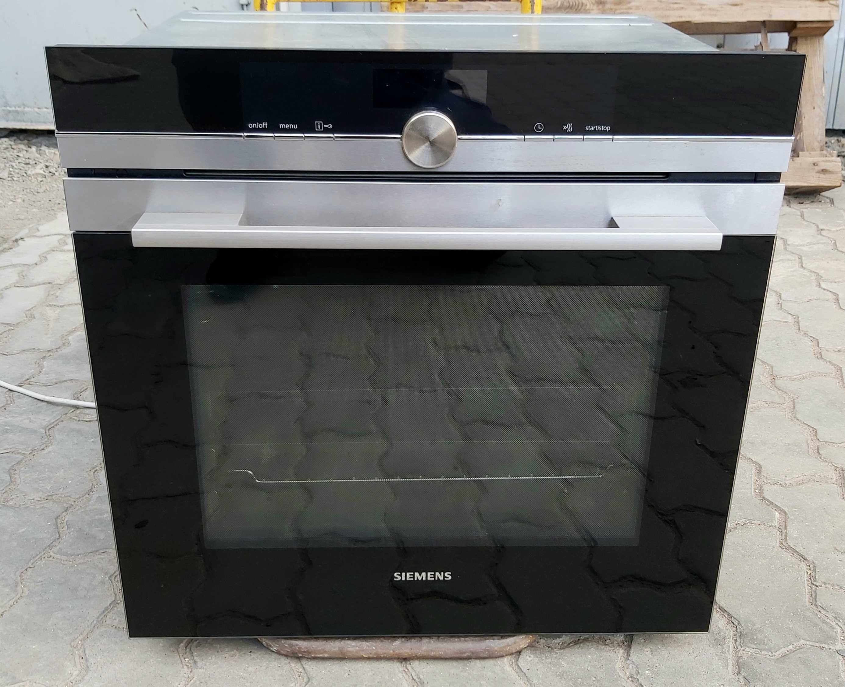 Духовой шкаф Сименс Siemens HB676G0S1 IQ700 с рус укр текстовым меню