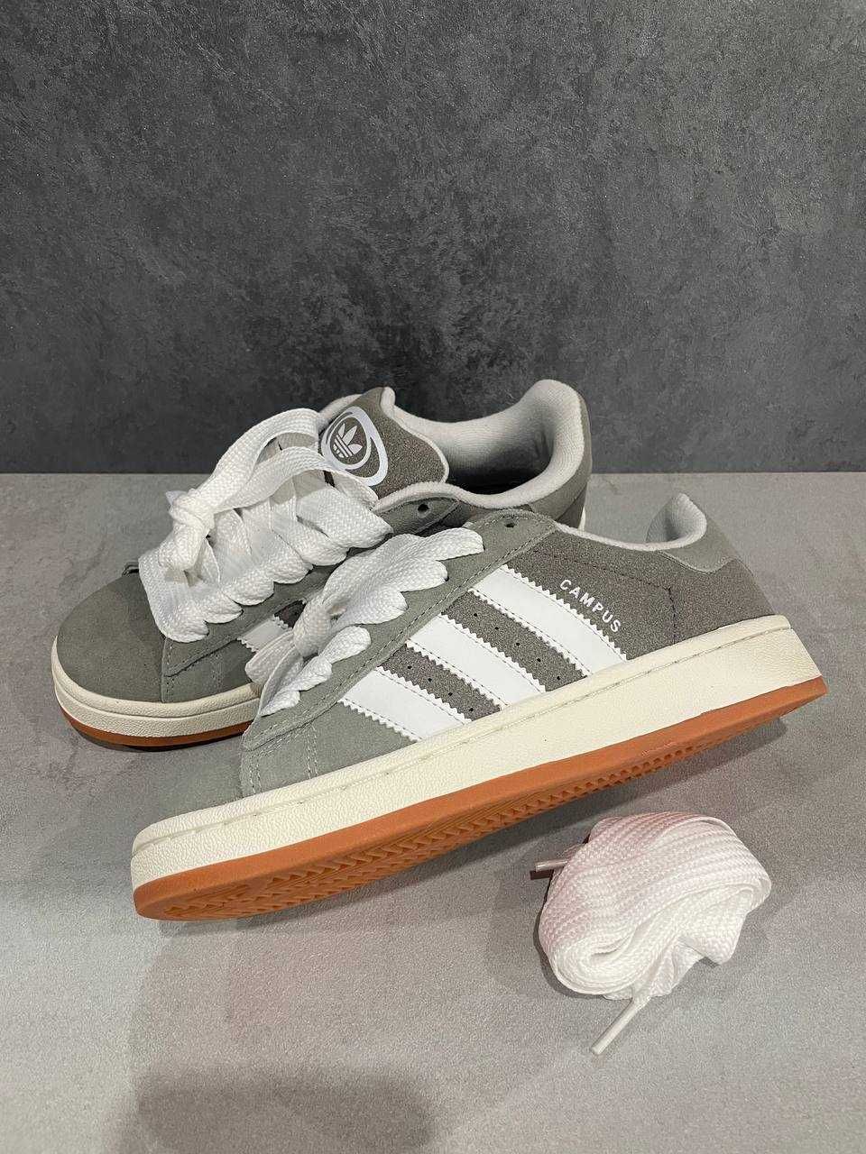 Женские кроссовки Adidas Campus серые / Адидас Кампус 37 38 39