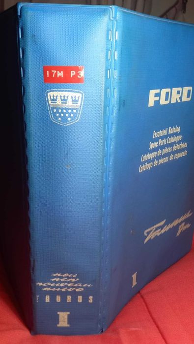 Catálogo de peças do Ford Taunus 17m